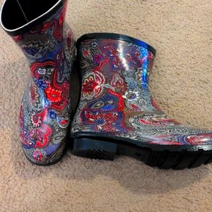 Paisley Calf Rain Boots